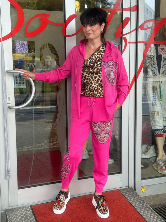 Zweiteiler mit Glitzer-Design